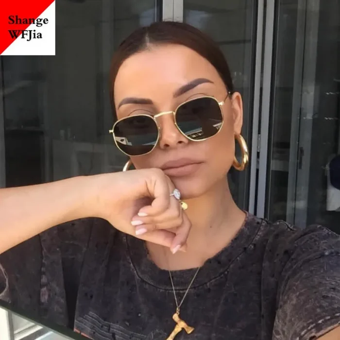 عینک آفتابی رانندگی شش‌ضلعی UV400 - تصویر 2