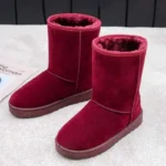 بوت برفی زنانه گرم با خز و نلغز - تصویر 5