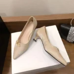 کفش زنانه ساتن پاشنه‌باریک چینی‌شیک - تصویر 7