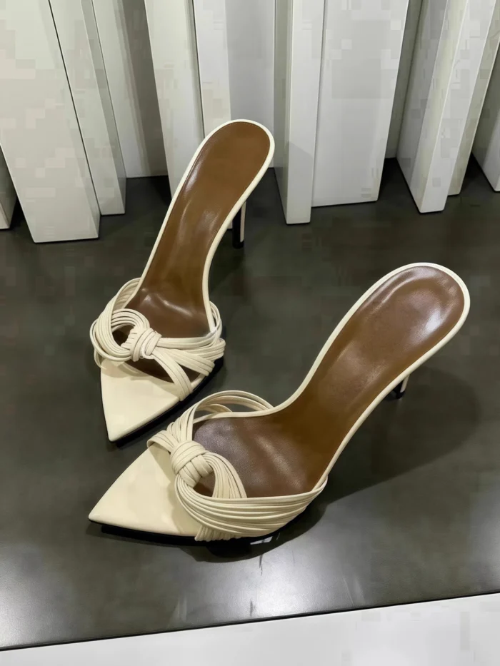 دمپایی زنانه تابستانی نوک‌تیز پاشنه‌باریک - تصویر 3