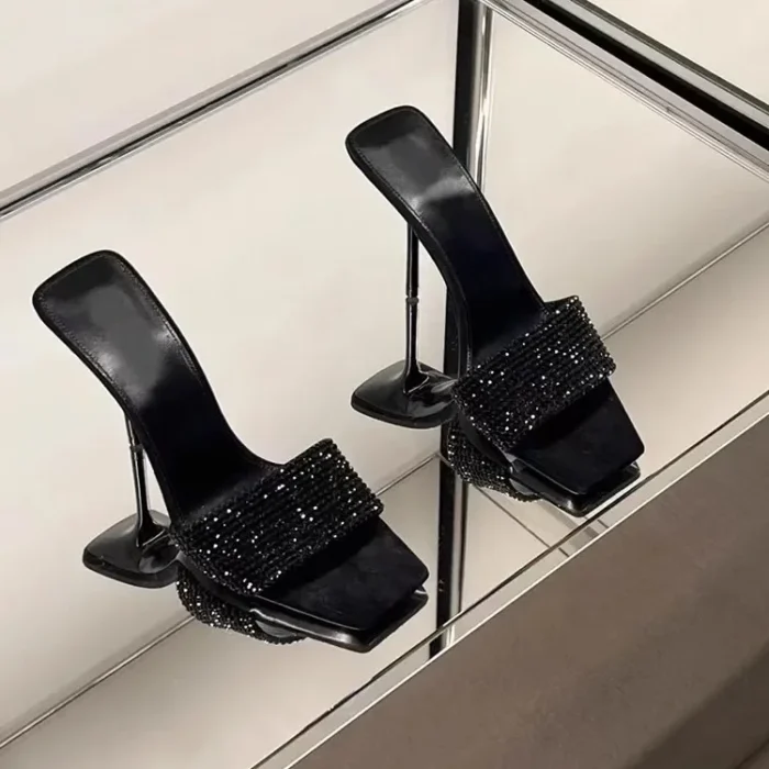 صندل زنانه تابستانی پاشنه‌باریک پاشنه‌بلند - تصویر 2