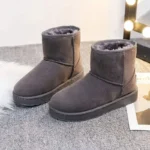 بوت برفی زنانه گرم با خز و نلغز - تصویر 6