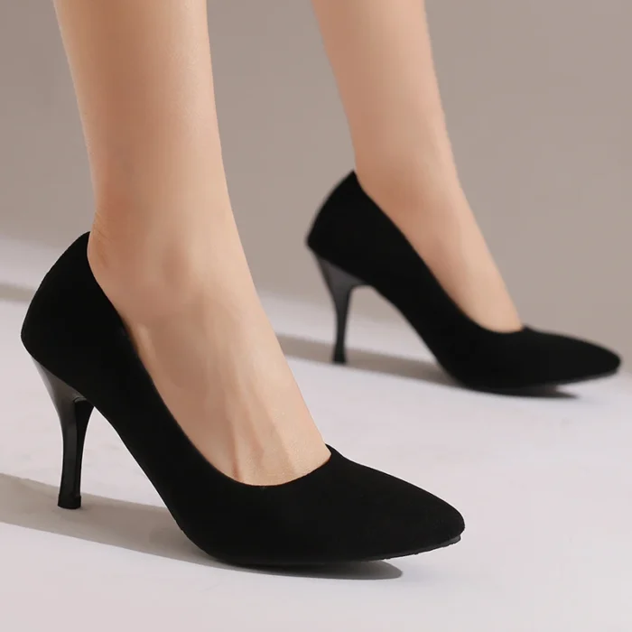 پامپ یونisex نوک‌تیز پاشنه‌کیتن - تصویر 2