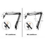 استند حرفه‌ای موبایل نوربالا فیلم‌برداری - تصویر 3