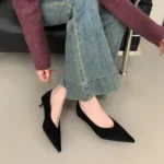 کفش پاشنه‌بلند زنانه پلنگی آسان‌پوش - تصویر 3