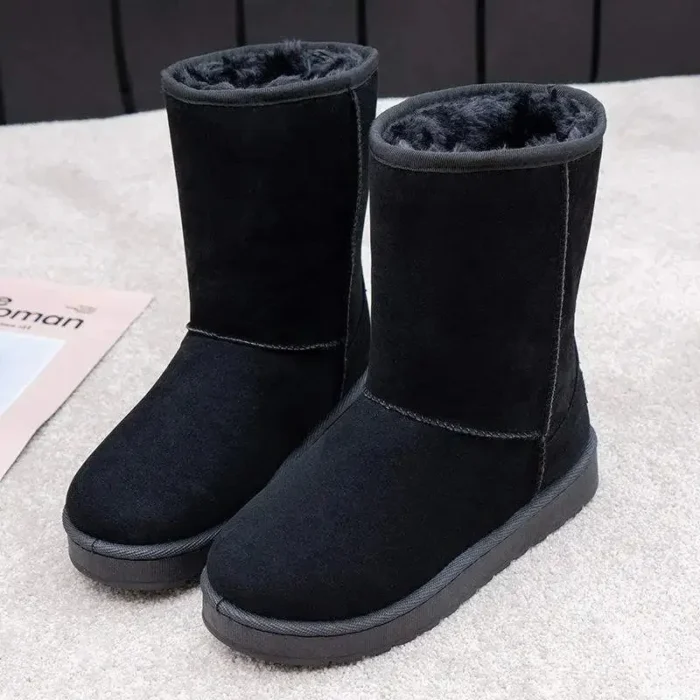 بوت برفی زنانه گرم با خز و نلغز - تصویر 11