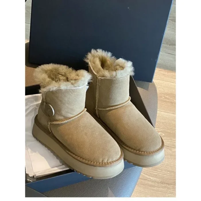 چکمه زمستانی زنانه گرم و ضدلغزش - تصویر 5