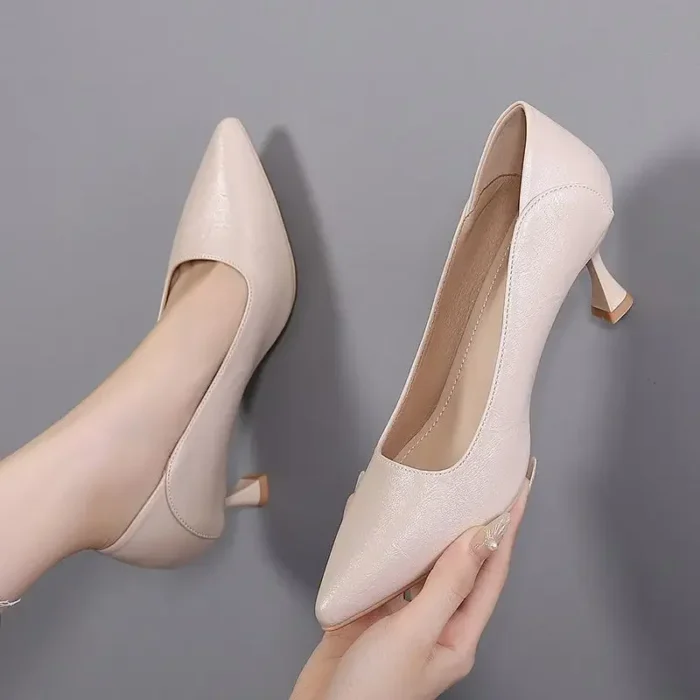 S48370e387f0b4d8193474dba66904538K.webp کفش کاری زنانه چرمنرم راحت - تصویر 1