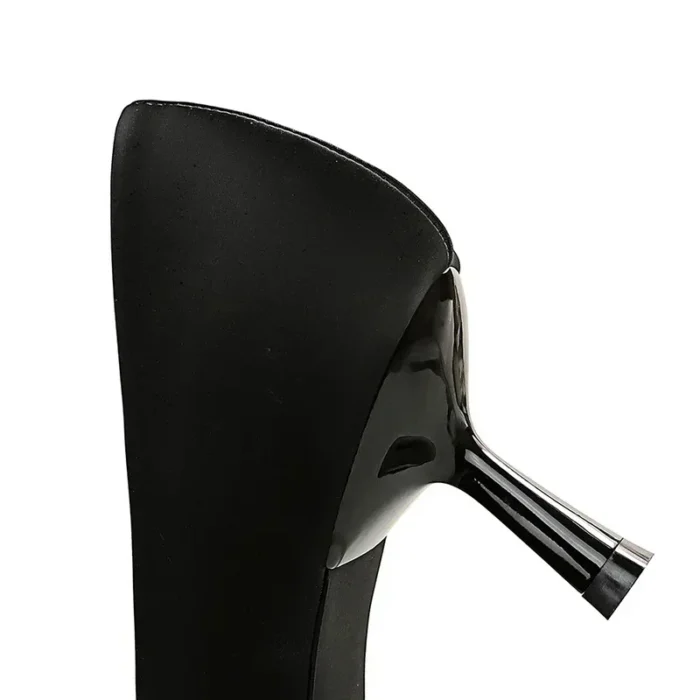 پامپ مجلسی زنانه نوک‌مربعی سگک‌فلزی - تصویر 5