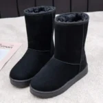 بوت برفی زنانه گرم با خز و نلغز - تصویر 2