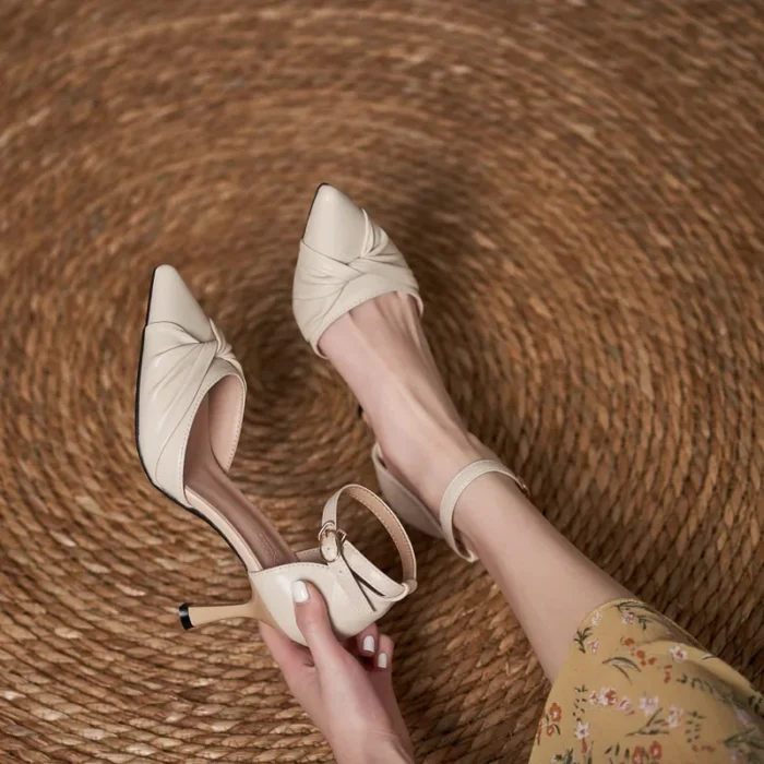 صندل پاشنه‌بلند زنانه نوک‌تیز - تصویر 5