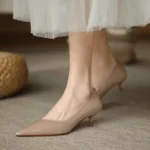 کفش پاشنه‌سوزنی زنانه نوک‌تیز راحت