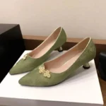 کفش زنانه ساتن پاشنه‌باریک چینی‌شیک - تصویر 8