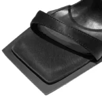 صندل زنانه نوک‌مربعی پاشنه‌کلفت - تصویر 3