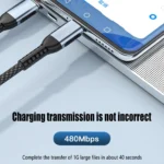 کابل شارژ فوق‌سریع PD240W تایپ‌سی - تصویر 3