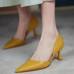 کفش پاشنه‌دار زنانه وینتیج نوک‌تیز - تصویر 2