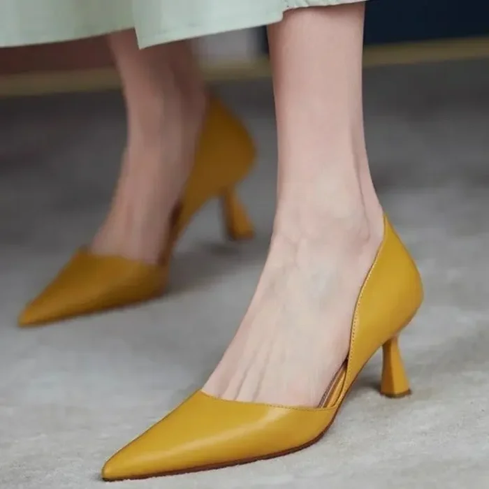 کفش پاشنه‌دار زنانه وینتیج نوک‌تیز - تصویر 2