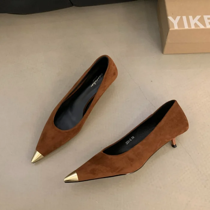 پامپ پاشنه‌سوزنی طرح‌پلنگی - تصویر 8