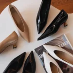 پامپ زنانه نوک‌تیز پاشنه‌کوتاه