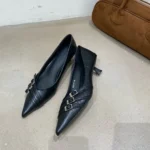 کفش پاشنه‌متوسط زنانه طراحی‌فرانسوی - تصویر 3