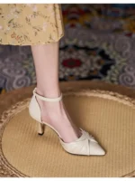 صندل پاشنه‌بلند زنانه نوک‌تیز - تصویر 10