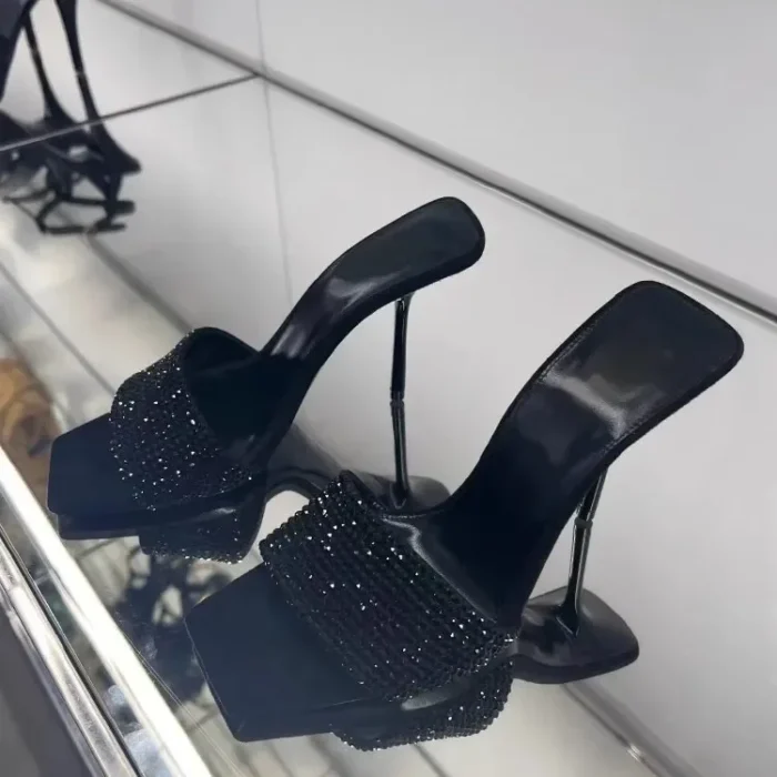 صندل زنانه تابستانی پاشنه‌باریک پاشنه‌بلند - تصویر 4