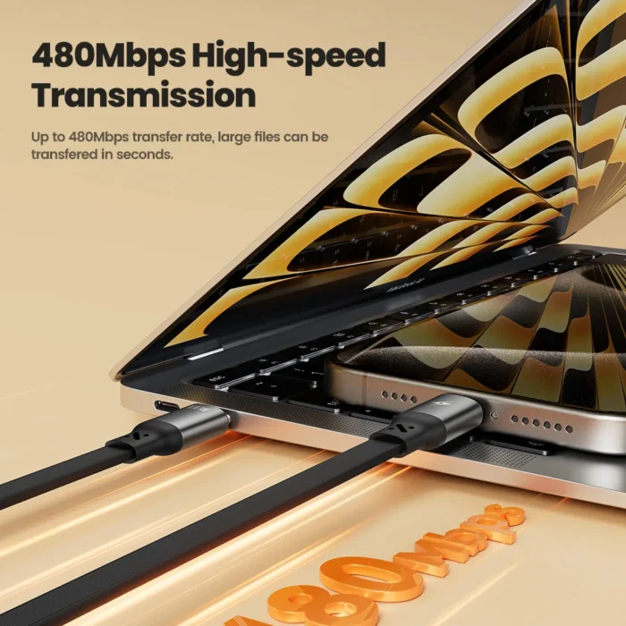 کابل تایپ‌سی جمع‌شونده ۱۰۰وات - تصویر 6