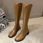 بوت زنانه وسترن استایل‌جین فیت‌تنگ - تصویر 2