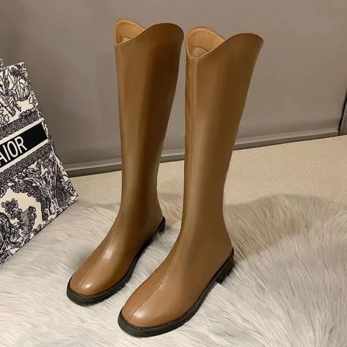 بوت زنانه وسترن استایل‌جین فیت‌تنگ - تصویر 2