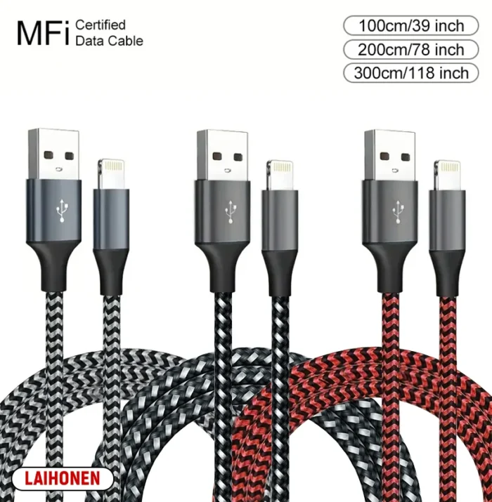 کابل USB-A به لایتنینگ MFi - تصویر 15