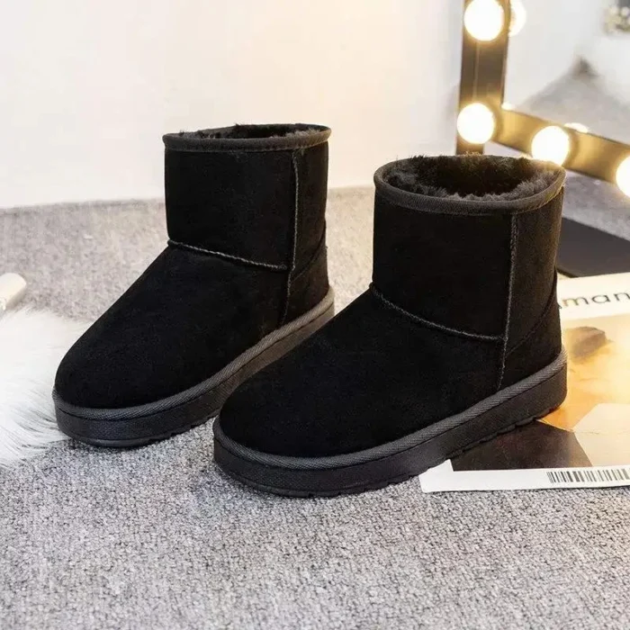 بوت برفی زنانه گرم با خز و نلغز - تصویر 12