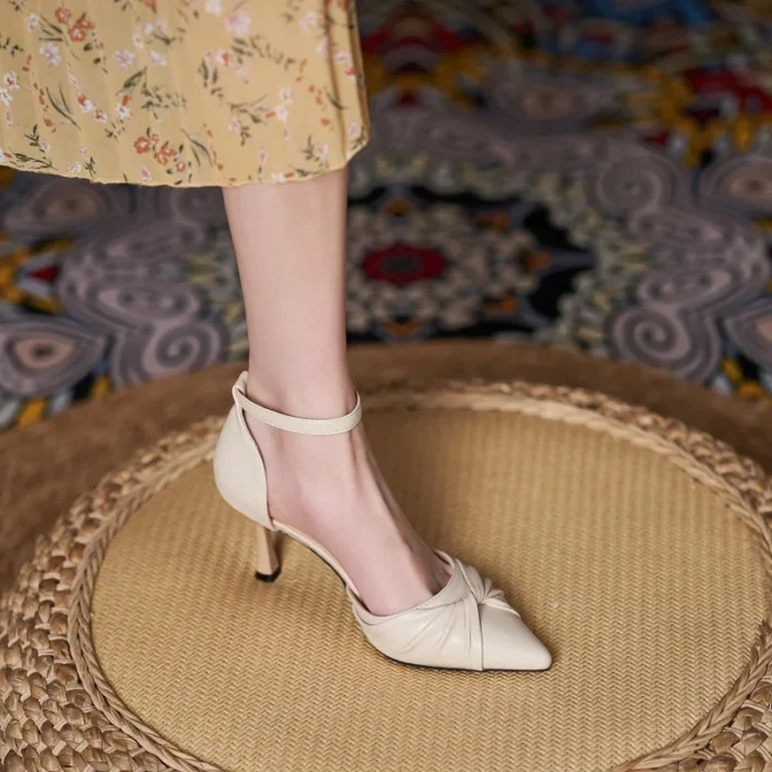 صندل پاشنه‌بلند زنانه نوک‌تیز - تصویر 3