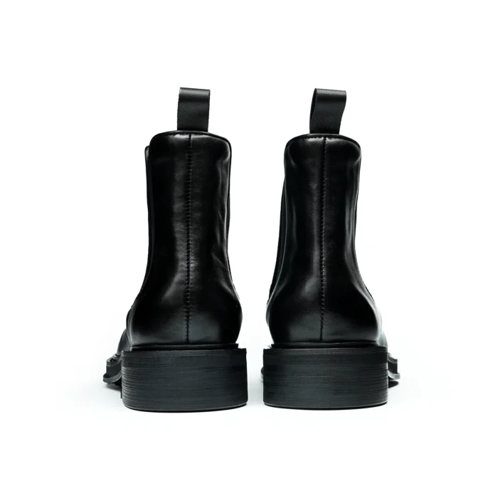 بوت چرمی مردانه دست‌دوز راحت - تصویر 4