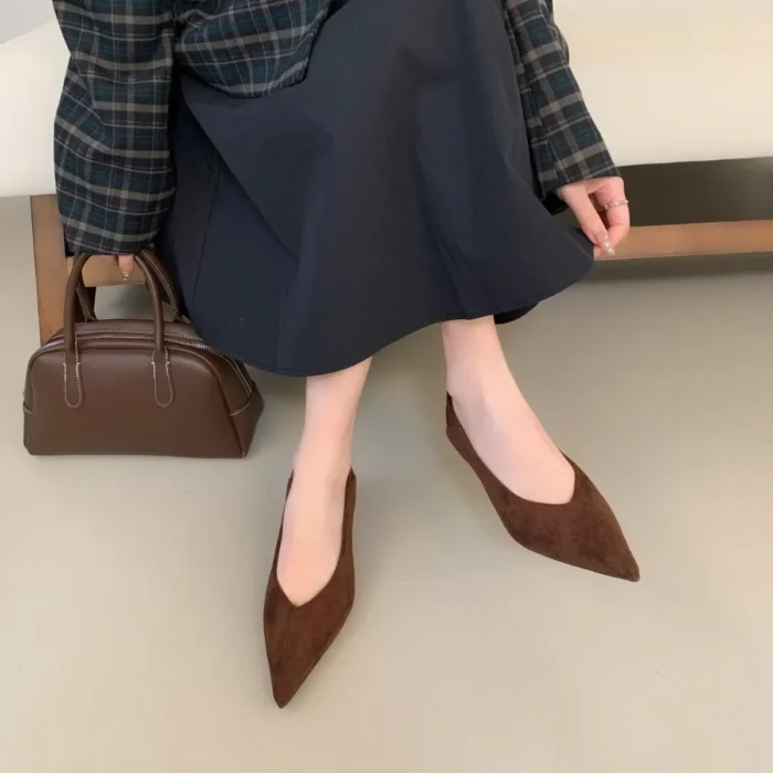 کفش پاشنه‌بلند زنانه پلنگی آسان‌پوش - تصویر 4