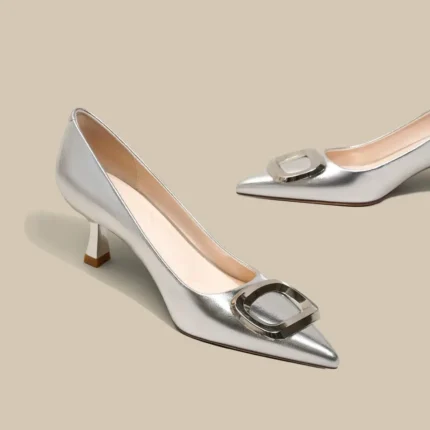 کفش پاشنه‌بلند زنانه نوک‌تیز آسان‌پوش