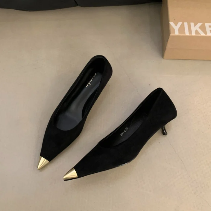 پامپ پاشنه‌سوزنی طرح‌پلنگی - تصویر 7