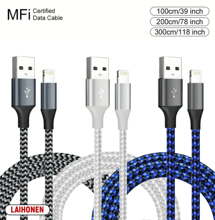 کابل USB-A به لایتنینگ MFi - تصویر 13