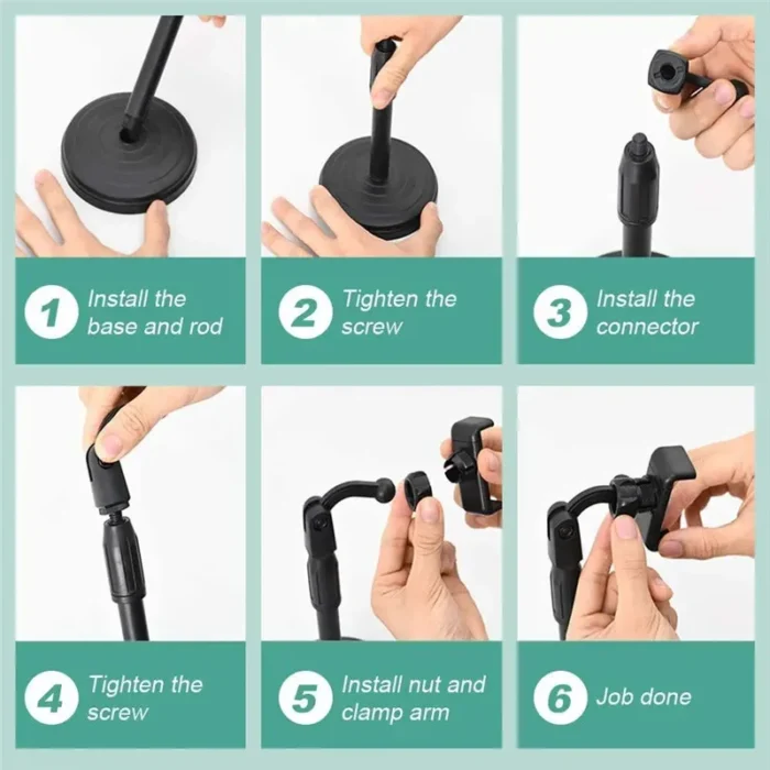 هولدر رومیزی چندکاره موبایل تلسکوپی - تصویر 6