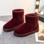 بوت برفی زنانه گرم با خز و نلغز - تصویر 8