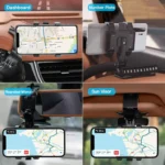 هولدر موبایل داشبوردی خودرو ۱۲۰۰درجه - تصویر 6