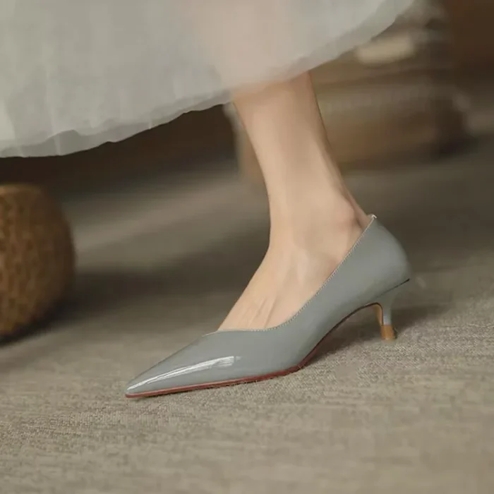 کفش پاشنه‌سوزنی زنانه نوک‌تیز راحت - تصویر 4