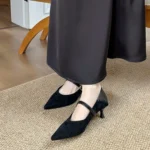 کفش مری‌جین زنانه نوک‌تیز راحت - تصویر 3